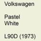 Preview: Volkswagen, Pastel White, L90D (1973).